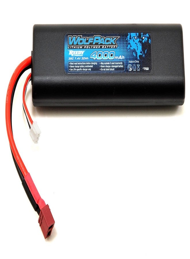Team Associated Wolfpack LiPo 4000mAh 35C 7.4V ASC752 Car Batteries & Accessories - Image 1
